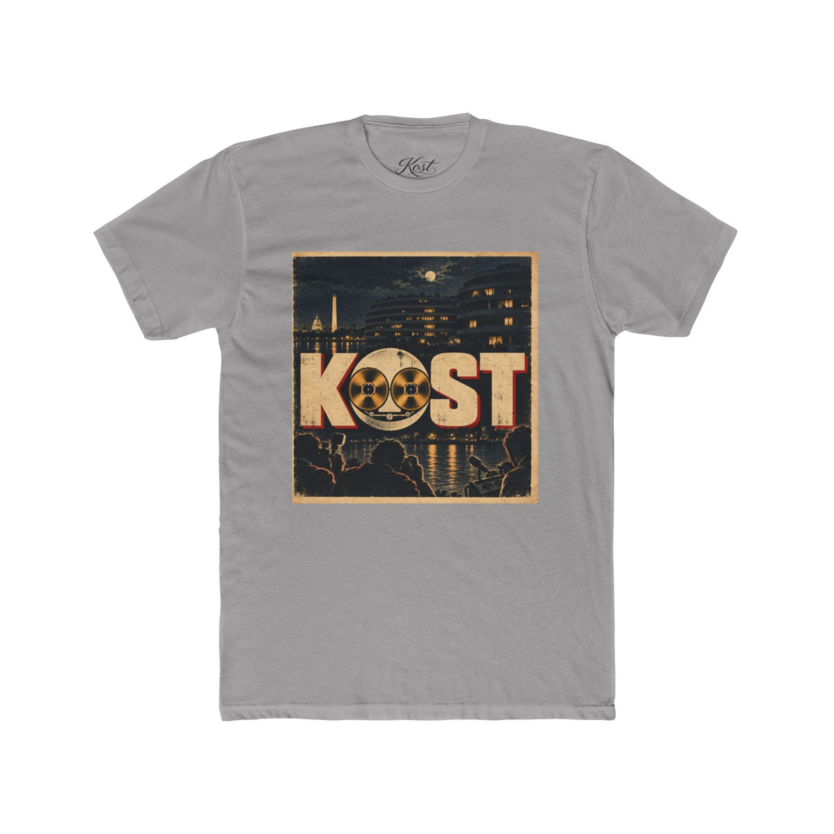 KOST Retro Cityscape T‑Shirt — Vintage Radio Logo Tee