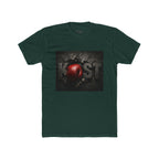 Lost Red Apple Graphic Tee — Distressed Dark Art T‑Shirt