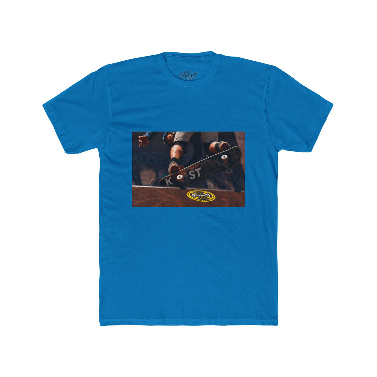 Skateboard Trick Photo Tee — Vintage Skate Deck Graphic T-Shirt