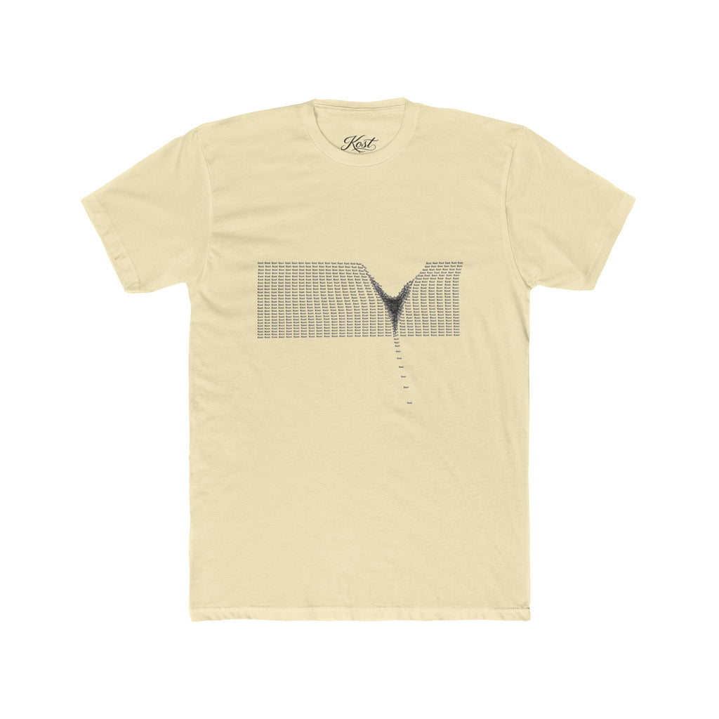 Minimalist V-Neck Optical Illusion T-Shirt