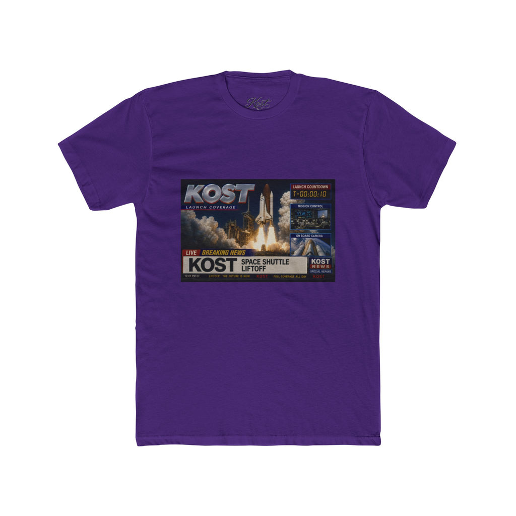 KOST Space Shuttle Launch Graphic Tee – Retro Rocket Sci‑Fi T-Shirt
