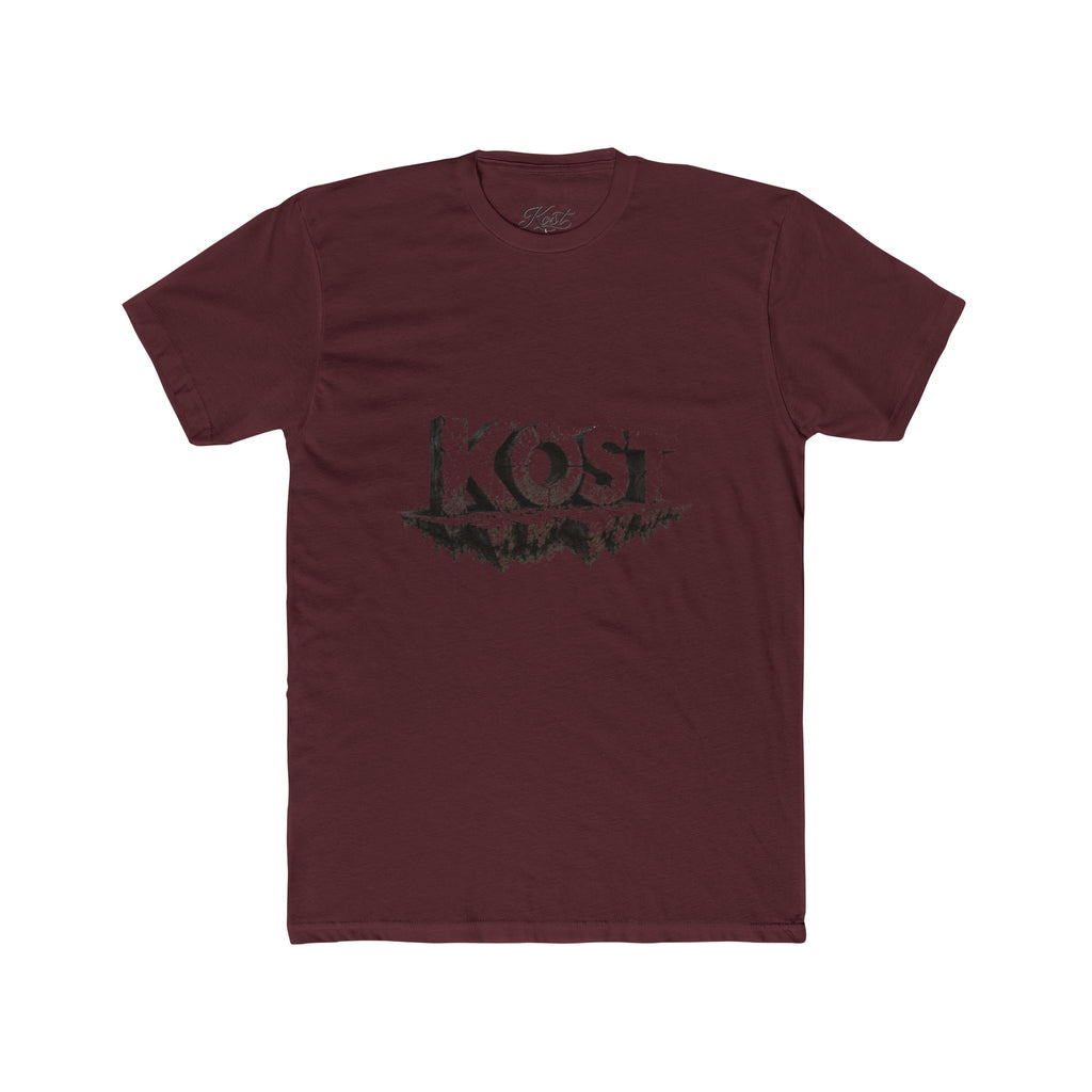 Kost Logo Tee — Grunge Black Graphic Cotton T-Shirt