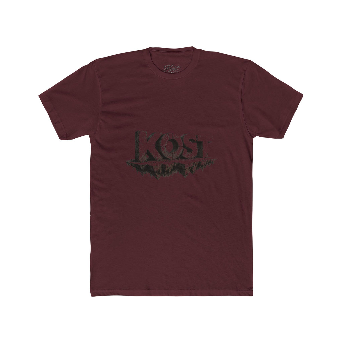 Kost Logo Tee — Grunge Black Graphic Cotton T-Shirt