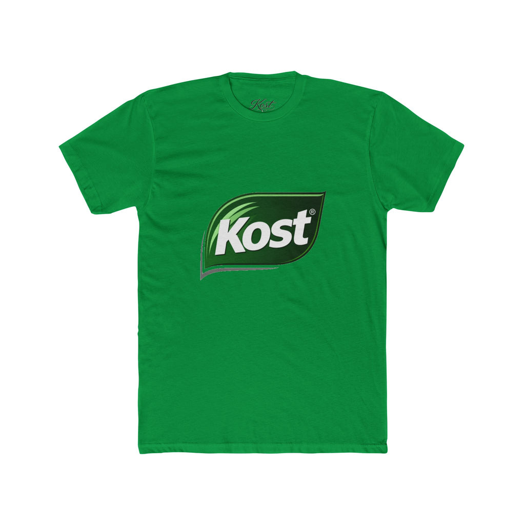 Kost Leaf Logo T-Shirt — Casual Green Logo Tee