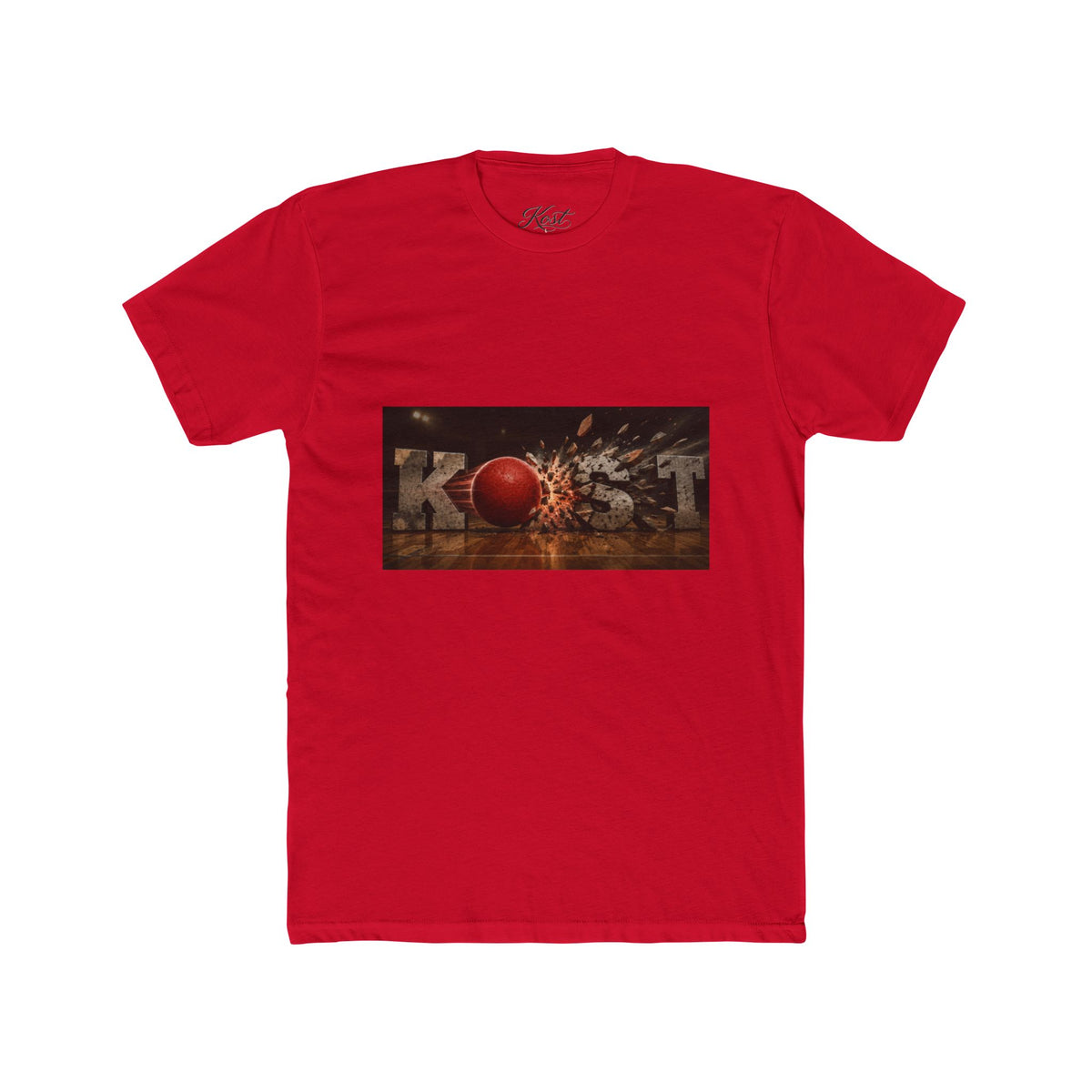 Bowling Strike Graphic Tee — "Kiss It" Pinball-Style Bowling Design