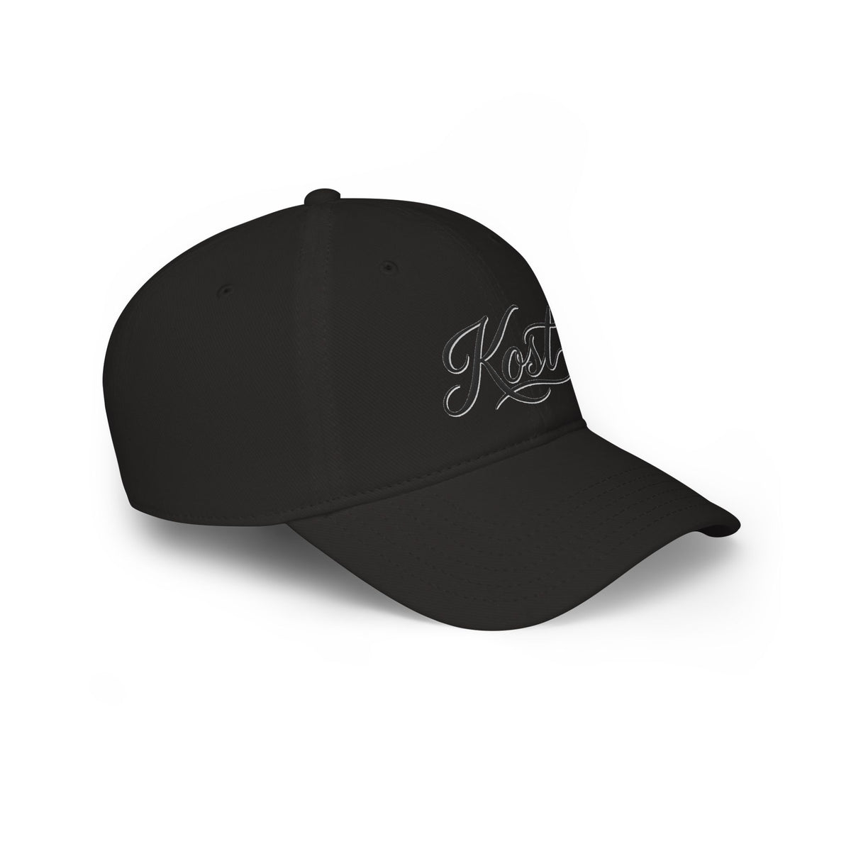 Kost Script Embroidered Baseball Cap — Classic Red Low-Profile Hat