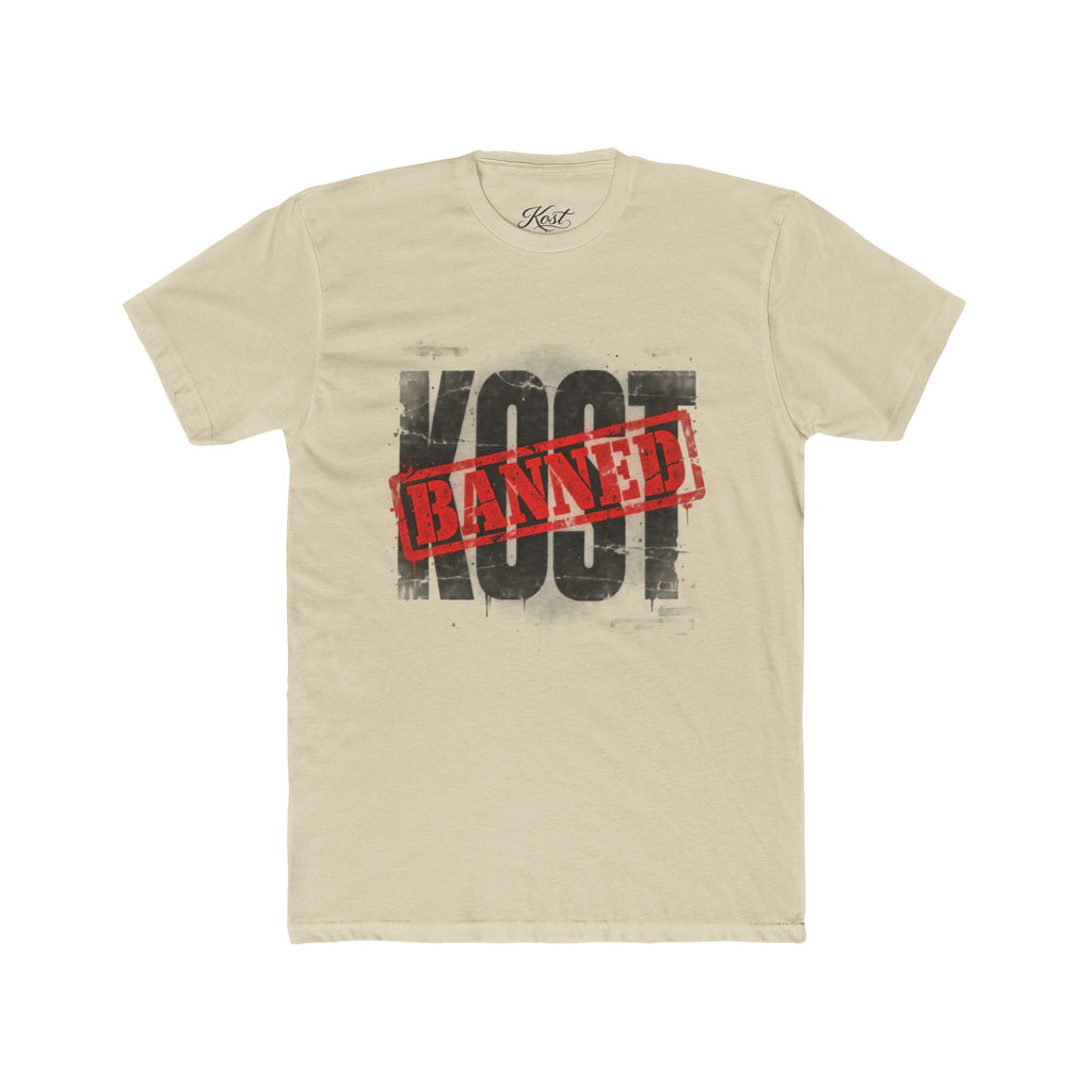 KOOT Graphic Tee — "BANNED" Stamp Distressed Streetwear T-Shirt