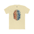Crew Tee - 'KOSU' Red & Blue Grunge Wave Graphic