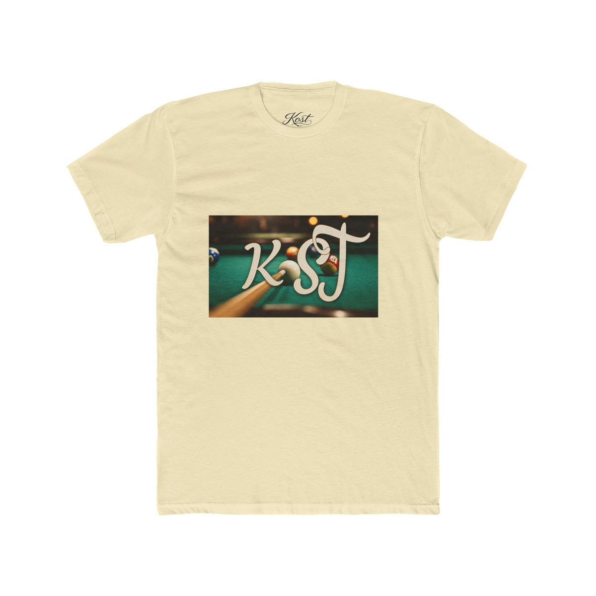 KST Vintage Pool Table Logo Tee — Retro Billiards T-Shirt