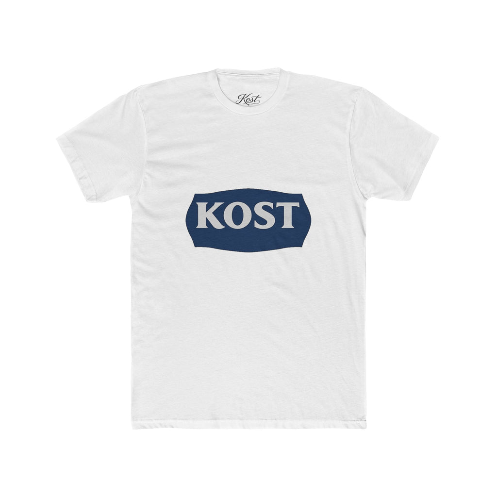 KOST Logo Tee — Vintage Navy Badge Graphic T-Shirt
