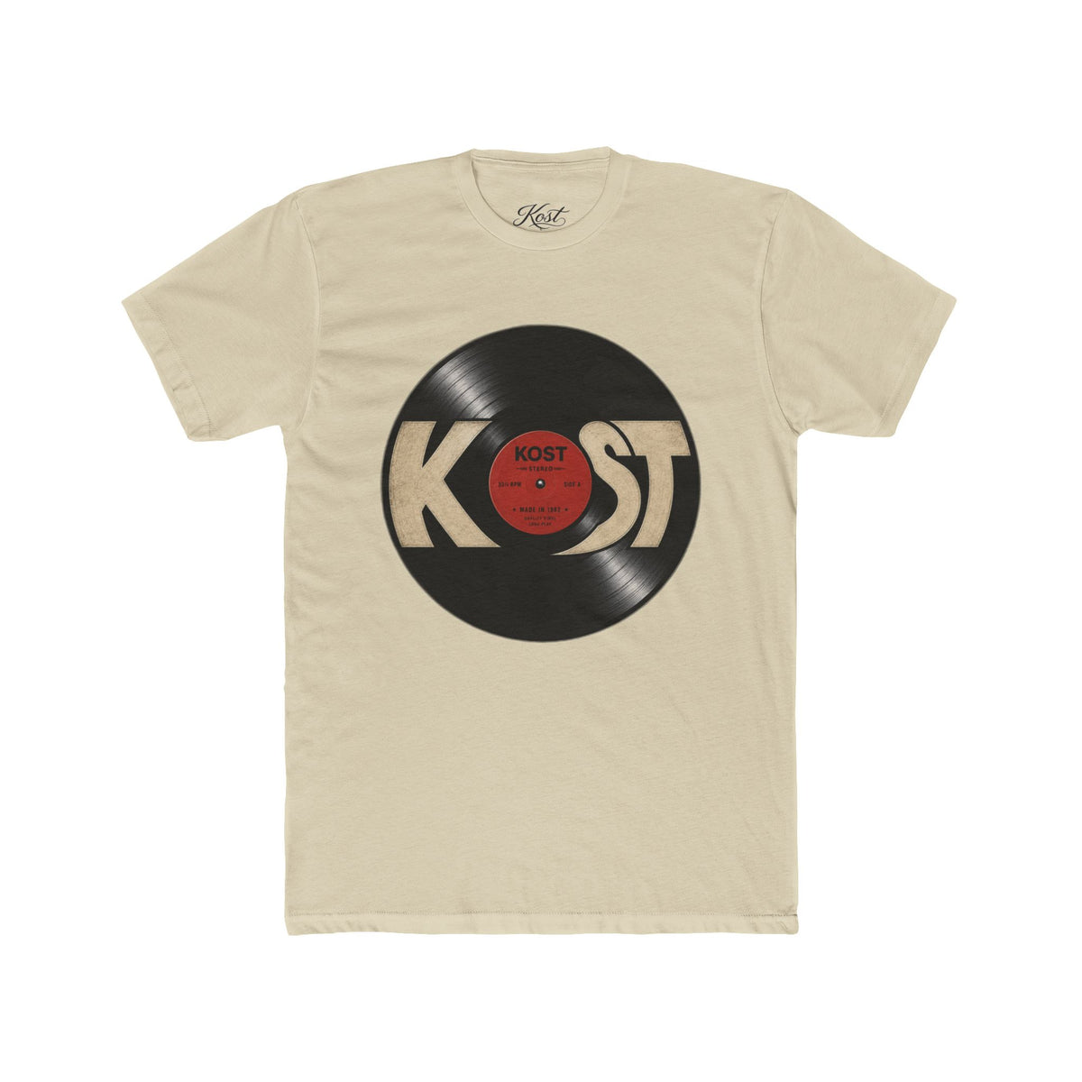 Vintage Record KOST Vinyl Tee — Retro Music Lover Shirt