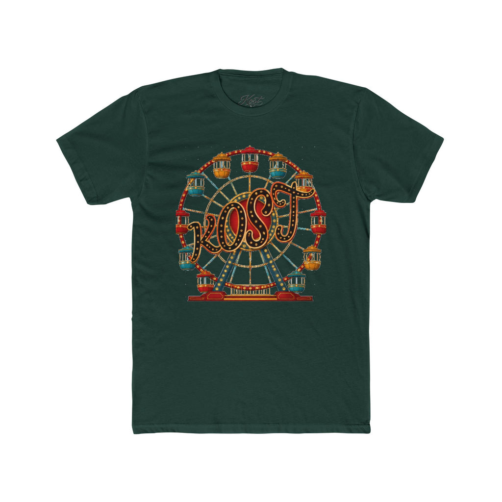 Vintage Ferris Wheel Amusement Park Cotton Tee