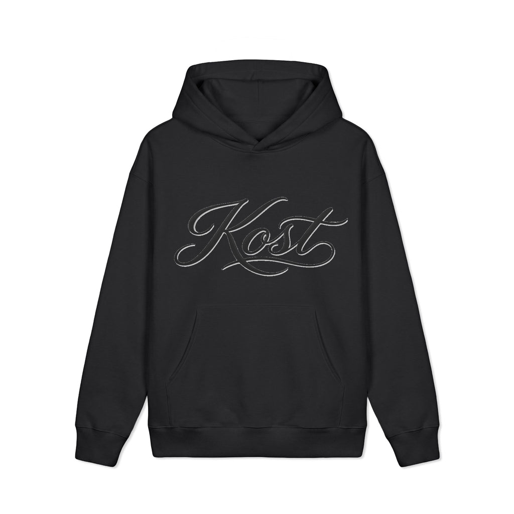 Kost Script Hoodie — Vintage Calligraphy Pullover