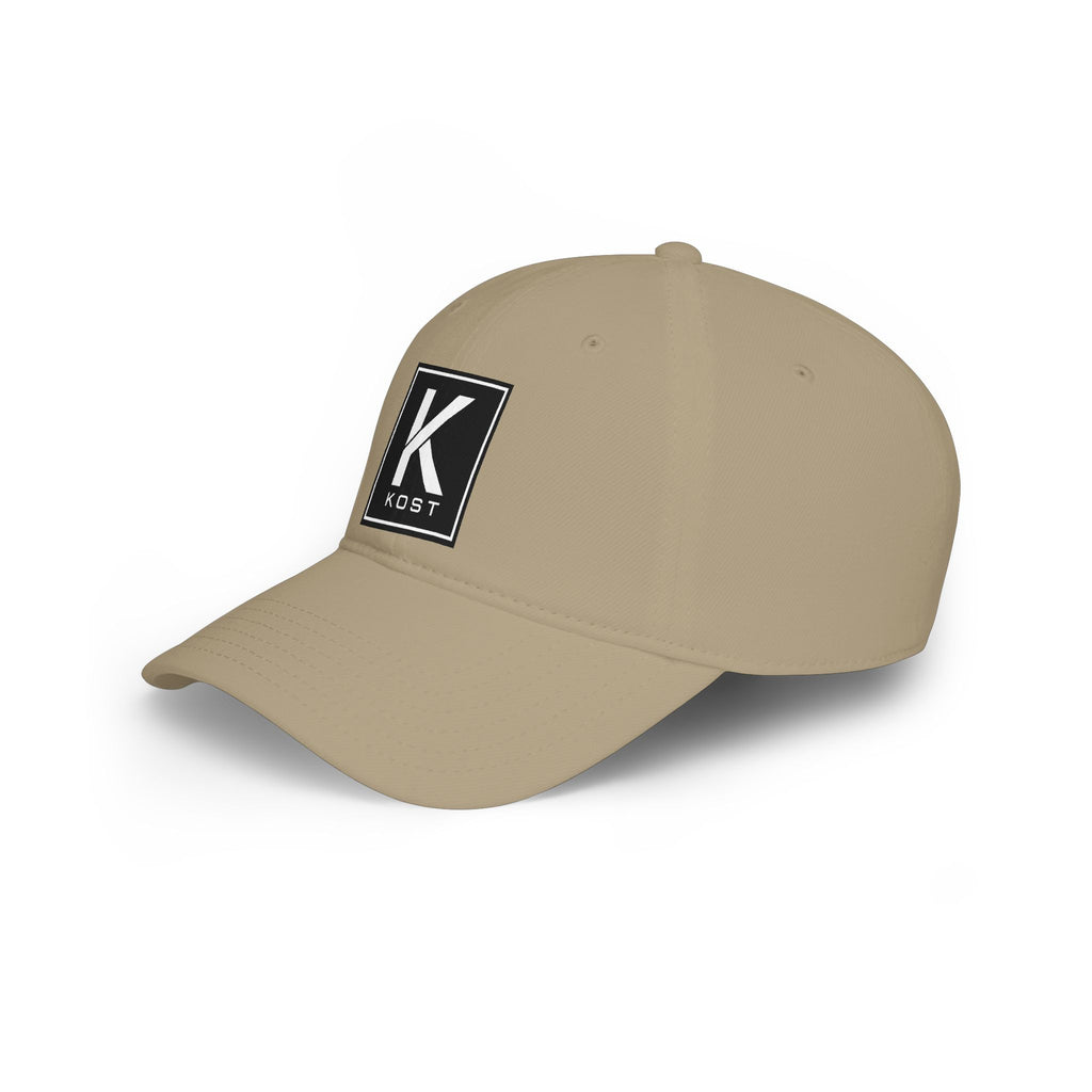 KOST Square Logo Baseball Cap – Low Profile Red Hat