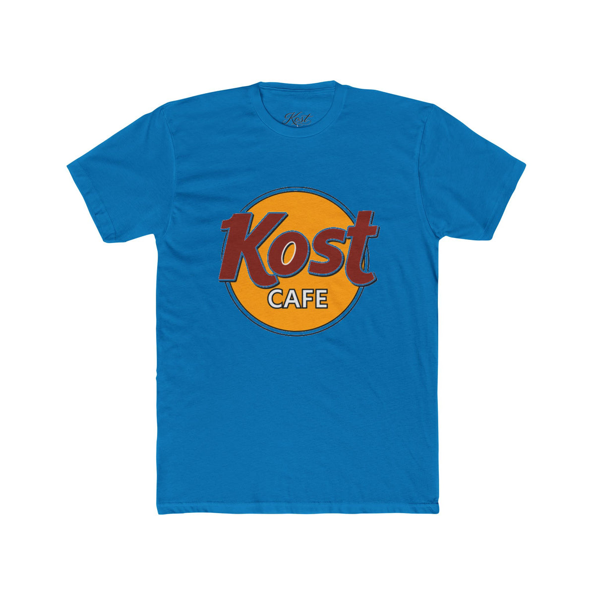 Kost Café Logo Tee — Vintage Retro Coffee Shop T-Shirt