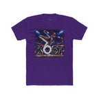 Surfing Skateboarder Graphic Tee — "KOST" Retro Skate Skatepark Shirt