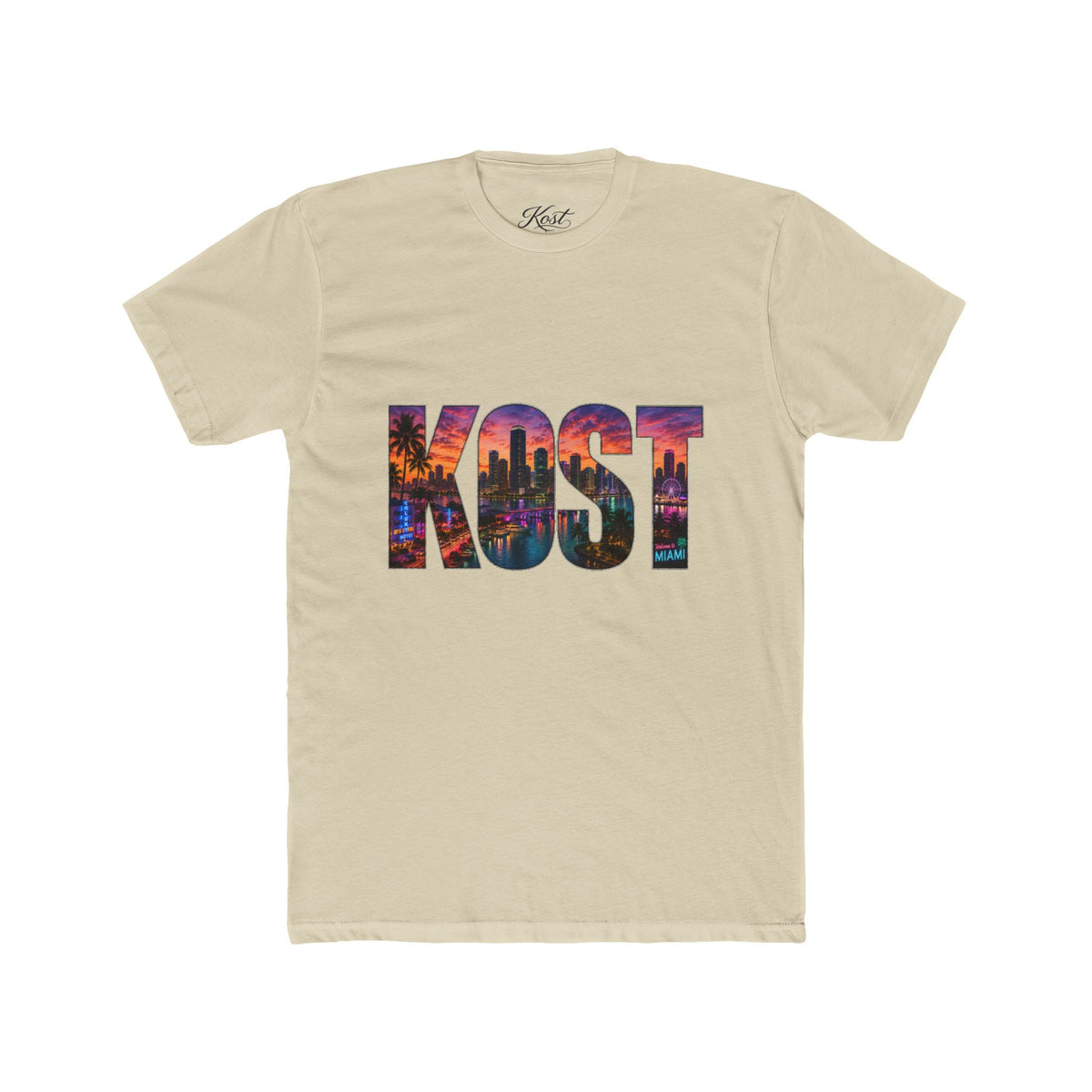 KOST Skyline Tee — Vintage Sunset City Graphic T-Shirt