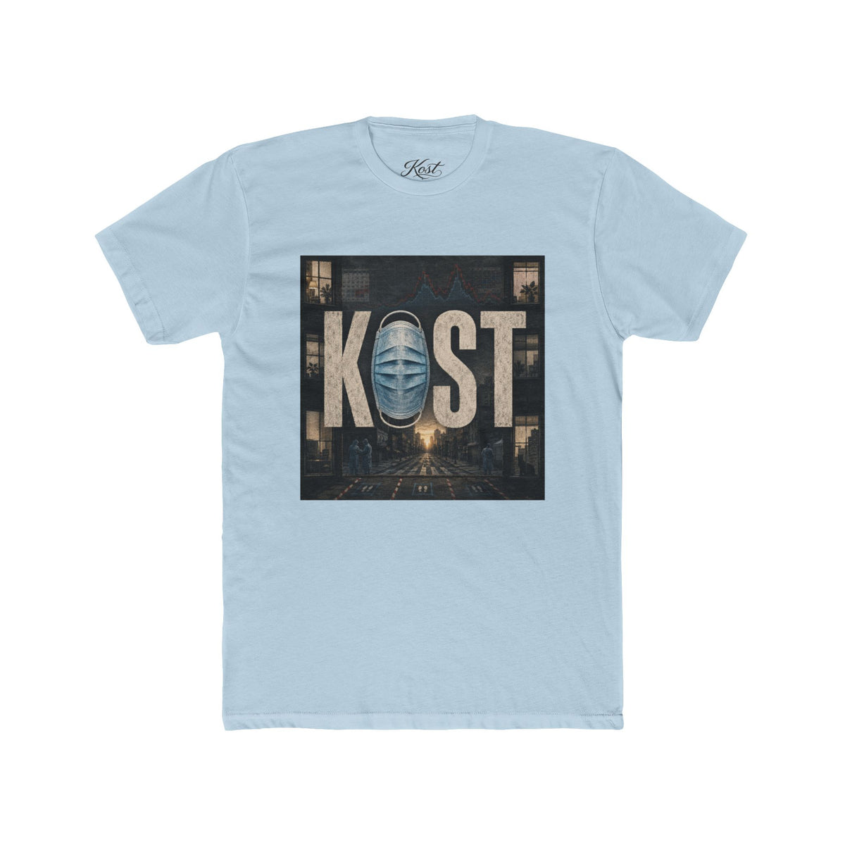 KOST Vintage Microphone Tee — Retro Radio Broadcast Graphic T-Shirt