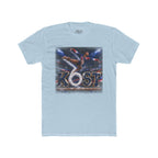 Surfing Skateboarder Graphic Tee — "KOST" Retro Skate Skatepark Shirt