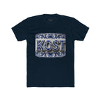 KOSTI Blue Ornamental Graphic T-Shirt