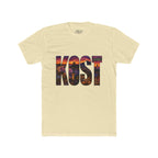 KOST Sunset Graphic Tee — Bold City Name Lettering T-Shirt