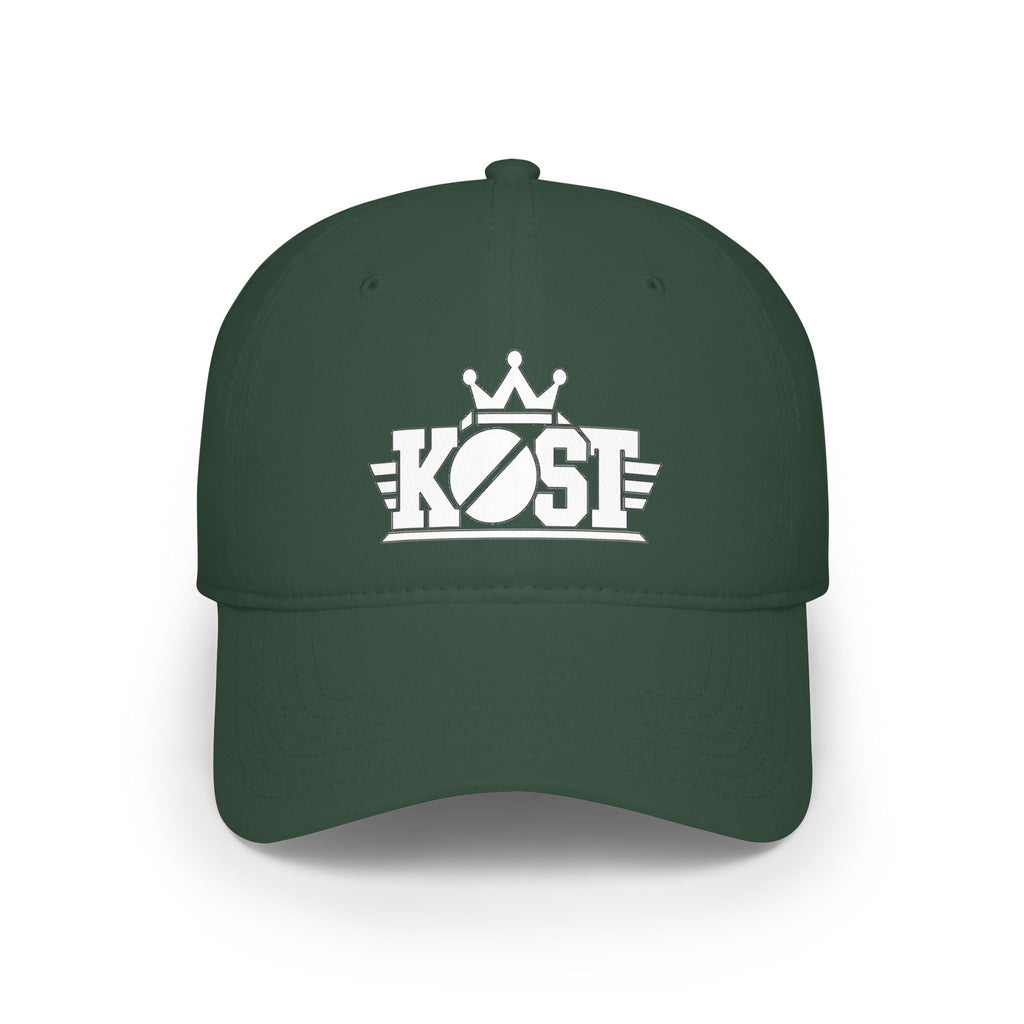 KØST Crown Logo Baseball Cap — Low Profile Red Hat