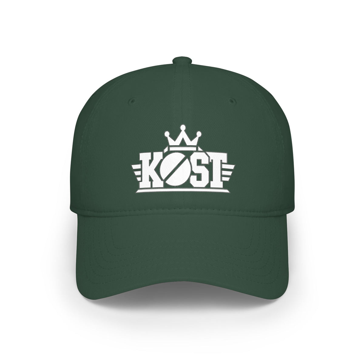 KØST Crown Logo Baseball Cap — Low Profile Red Hat