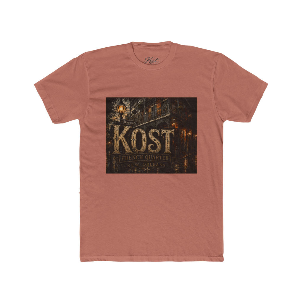 KOST Vintage Street Sign Tee — Rustic Urban Logo T-Shirt