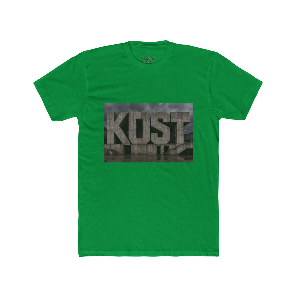 KOST Concrete Wall Graphic Tee — Urban Industrial Streetwear T-Shirt