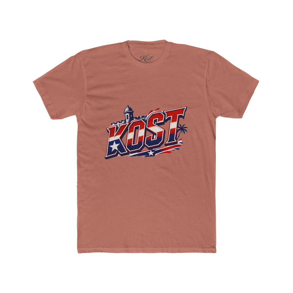 KOST Retro Palm Beach T-Shirt — Americana Surf Vibes