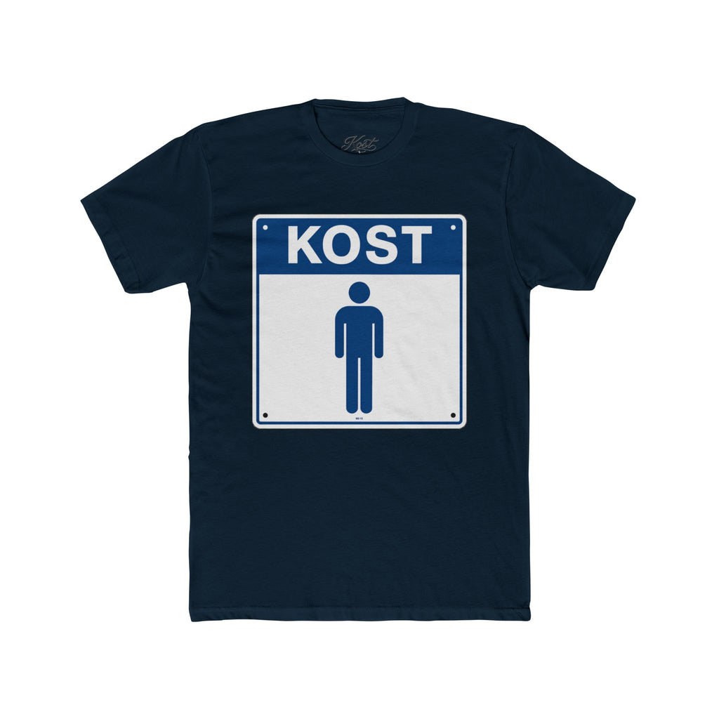 KOST Street Sign T‑Shirt — Retro Blue Icon Tee