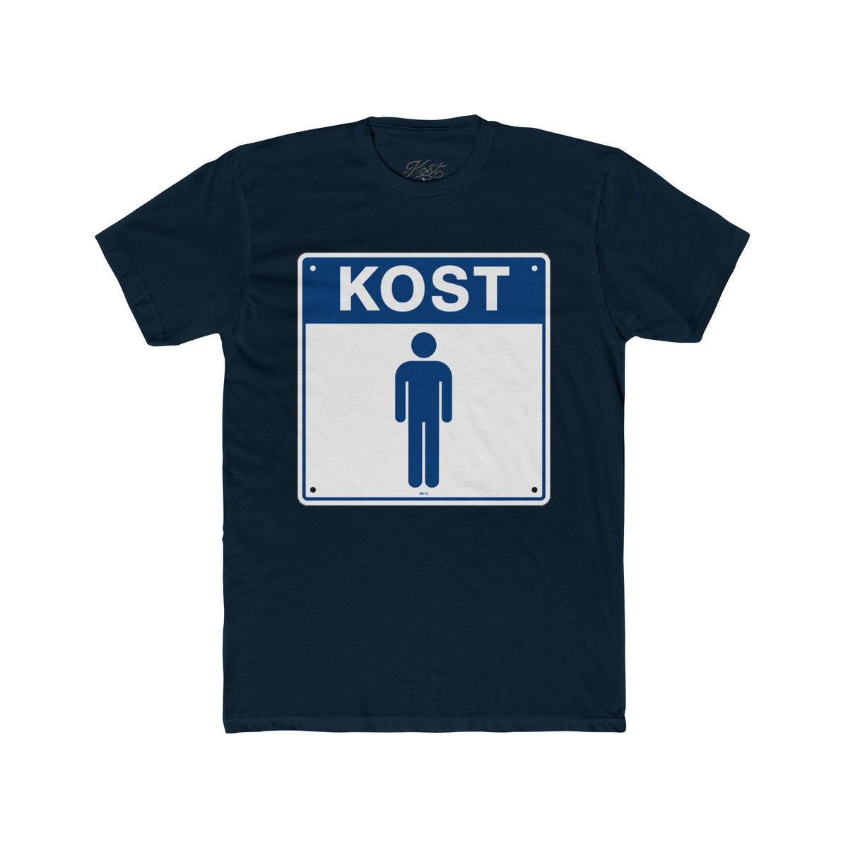 KOST Street Sign T‑Shirt — Retro Blue Icon Tee