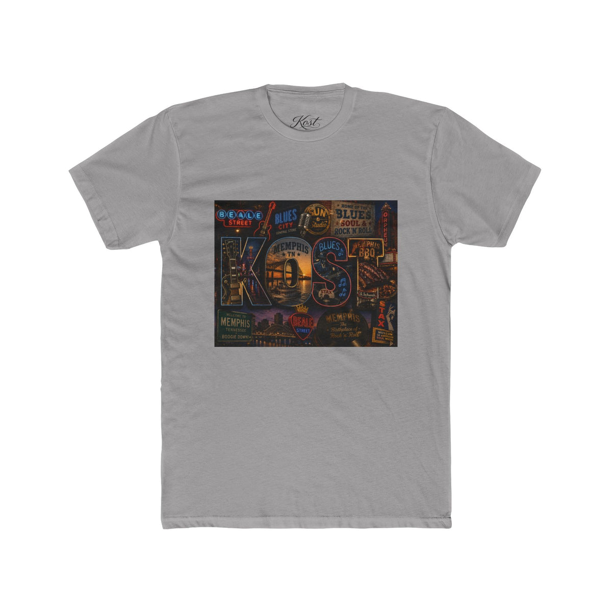 Neon Arcade Collage Graphic Tee