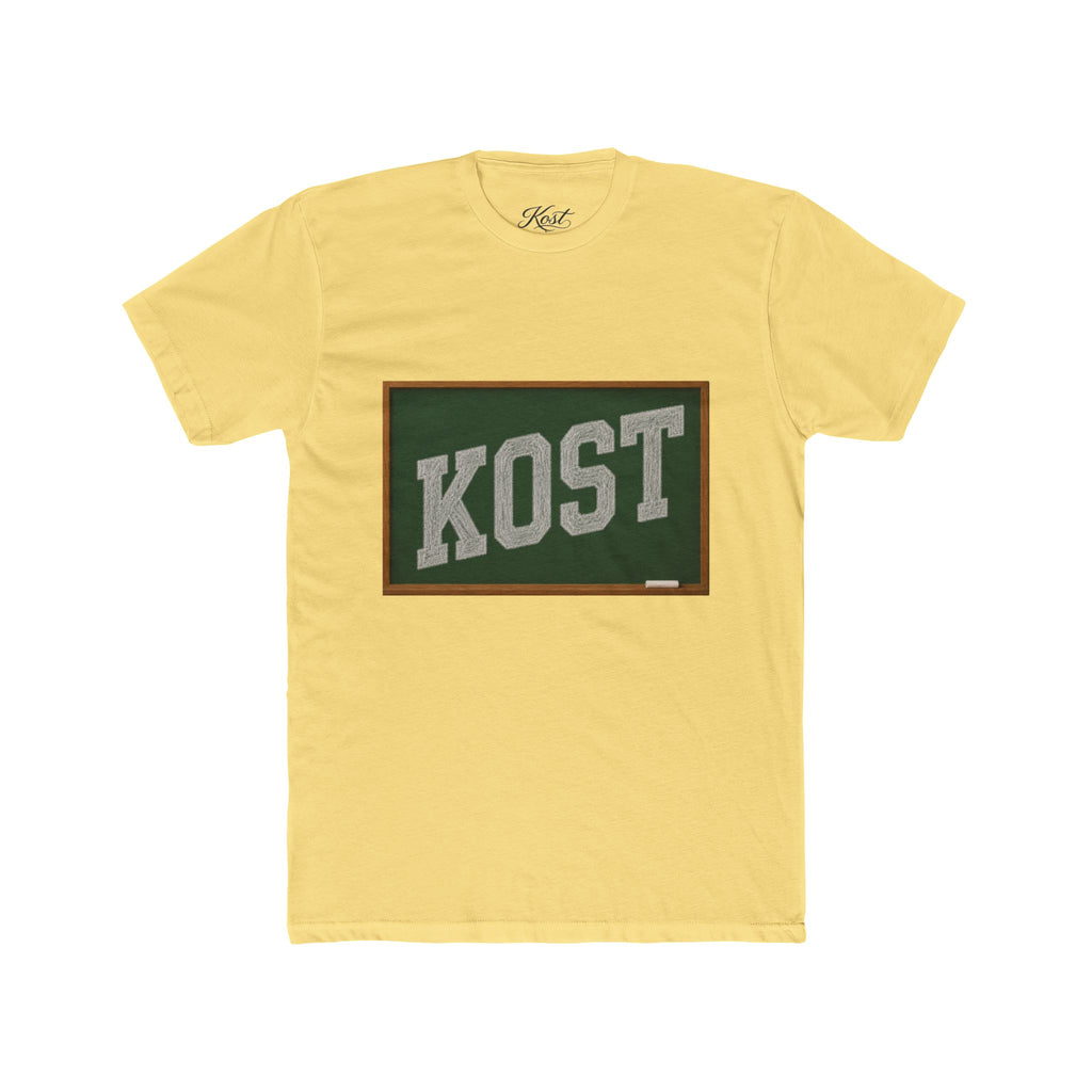 KOST Vintage Collegiate Tee — Retro Green Plaque Graphic