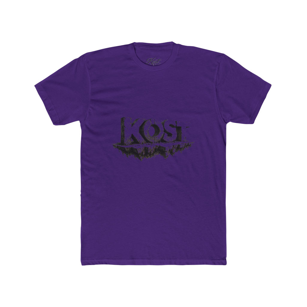Kost Logo Tee — Grunge Black Graphic Cotton T-Shirt