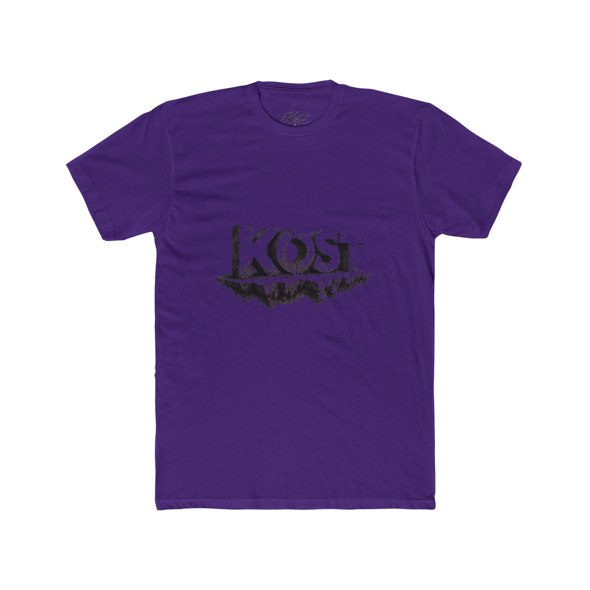 Kost Logo Tee — Grunge Black Graphic Cotton T-Shirt