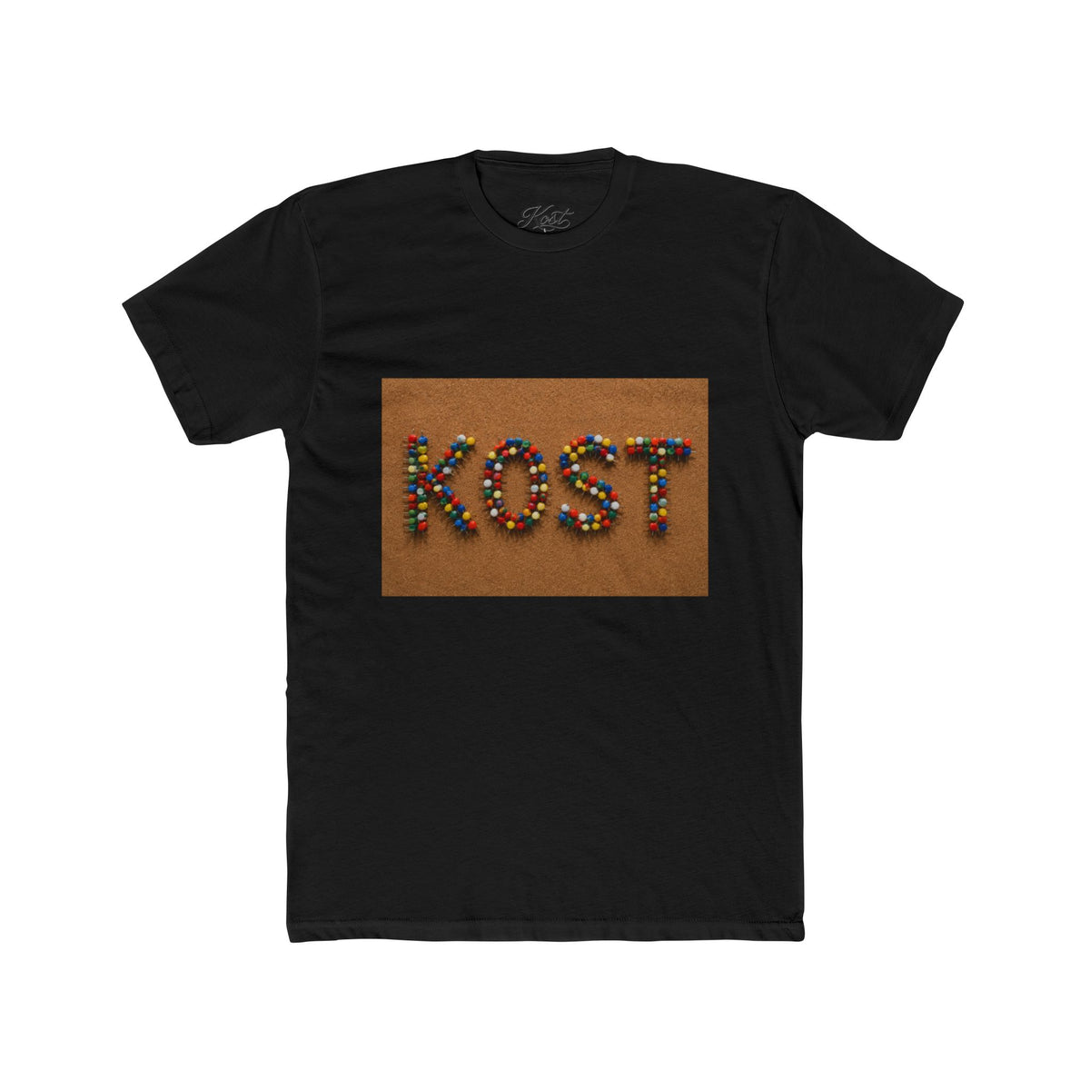 KOST Colorful Beaded Letter Graphic T-Shirt