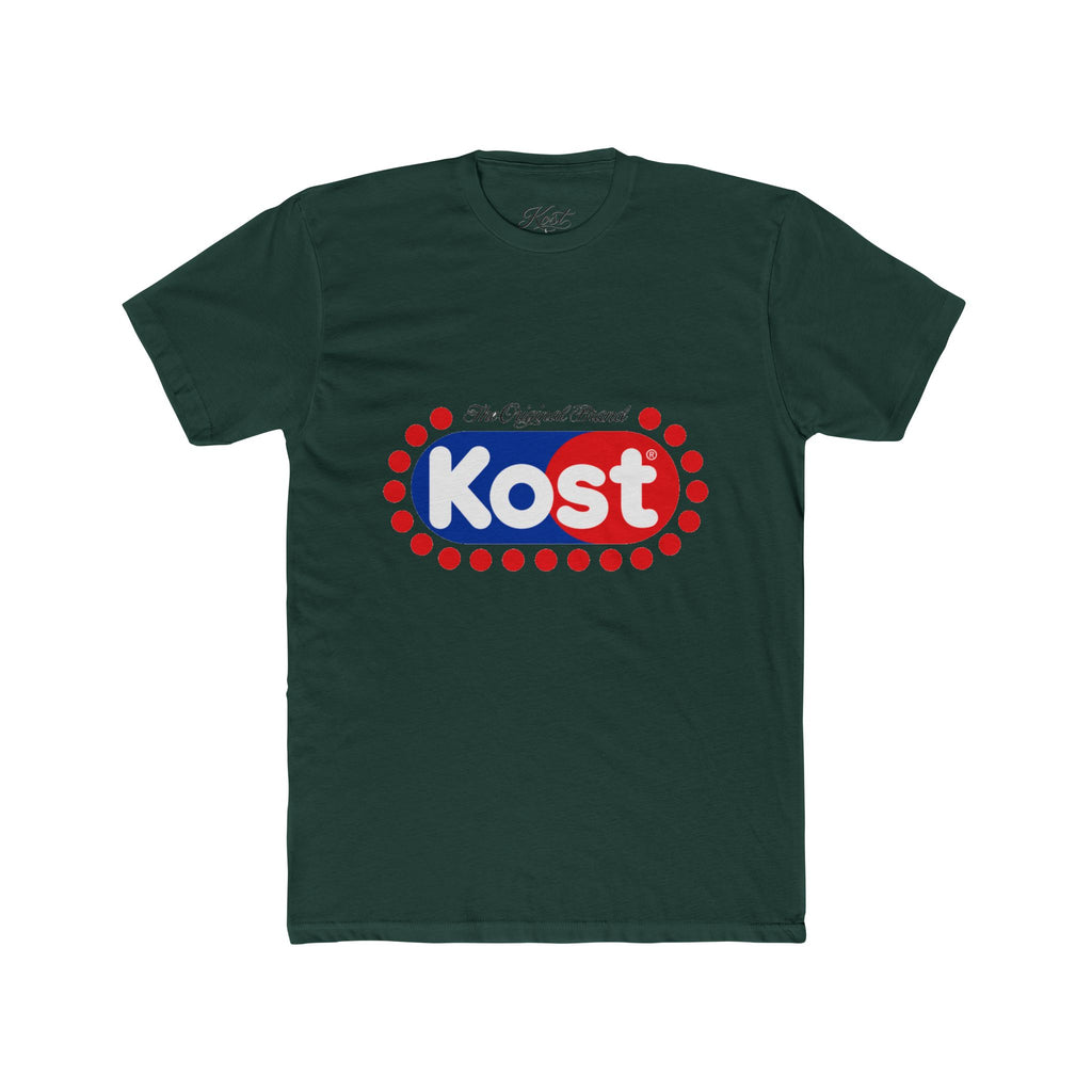 Kost Logo Tee — Retro Red & Blue Graphic T-Shirt