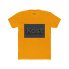 Kost Embroidered Logo Tee — Minimalist Cotton Crew T‑Shirt