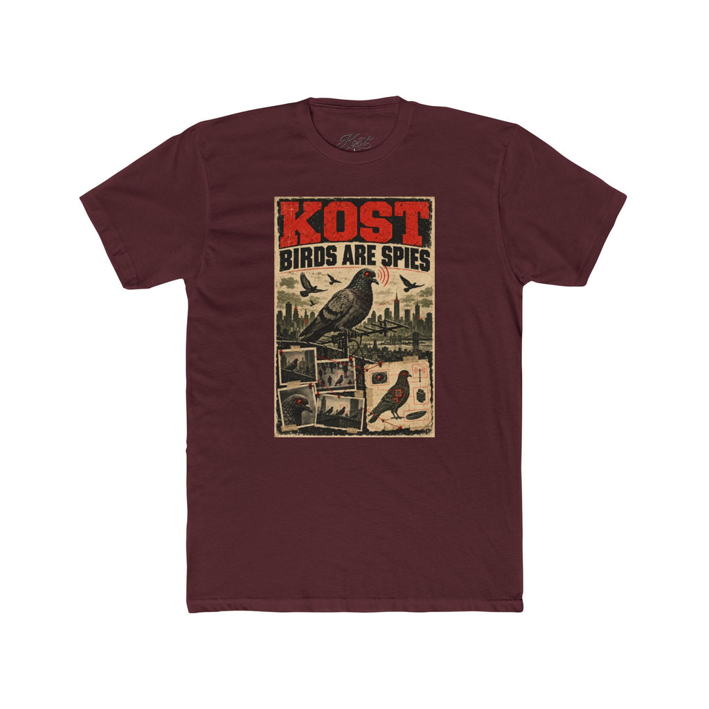 T-Shirt — KOST “Birds Are Spies” Vintage Propaganda Graphic Tee