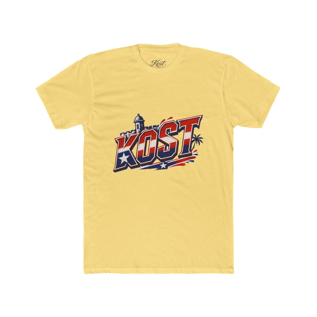 KOST Retro Palm Beach T-Shirt — Americana Surf Vibes