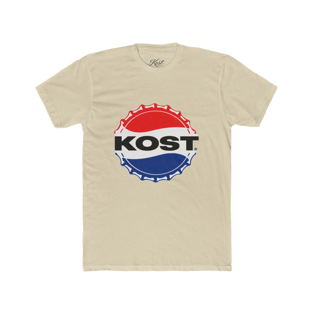KOST Retro Bottle Cap Tee — Red, White & Blue Logo T-Shirt