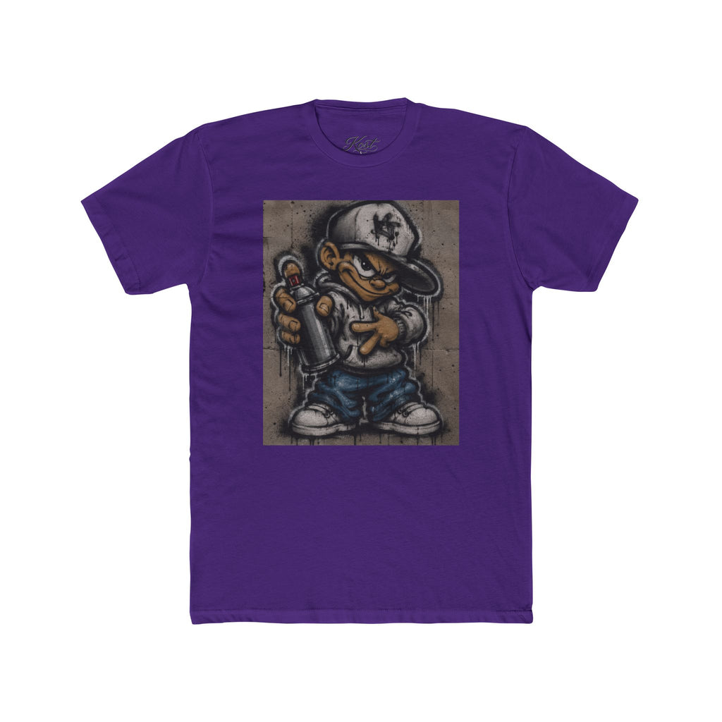 Graffiti Kid Tee — Urban Street Art Cartoon T-Shirt