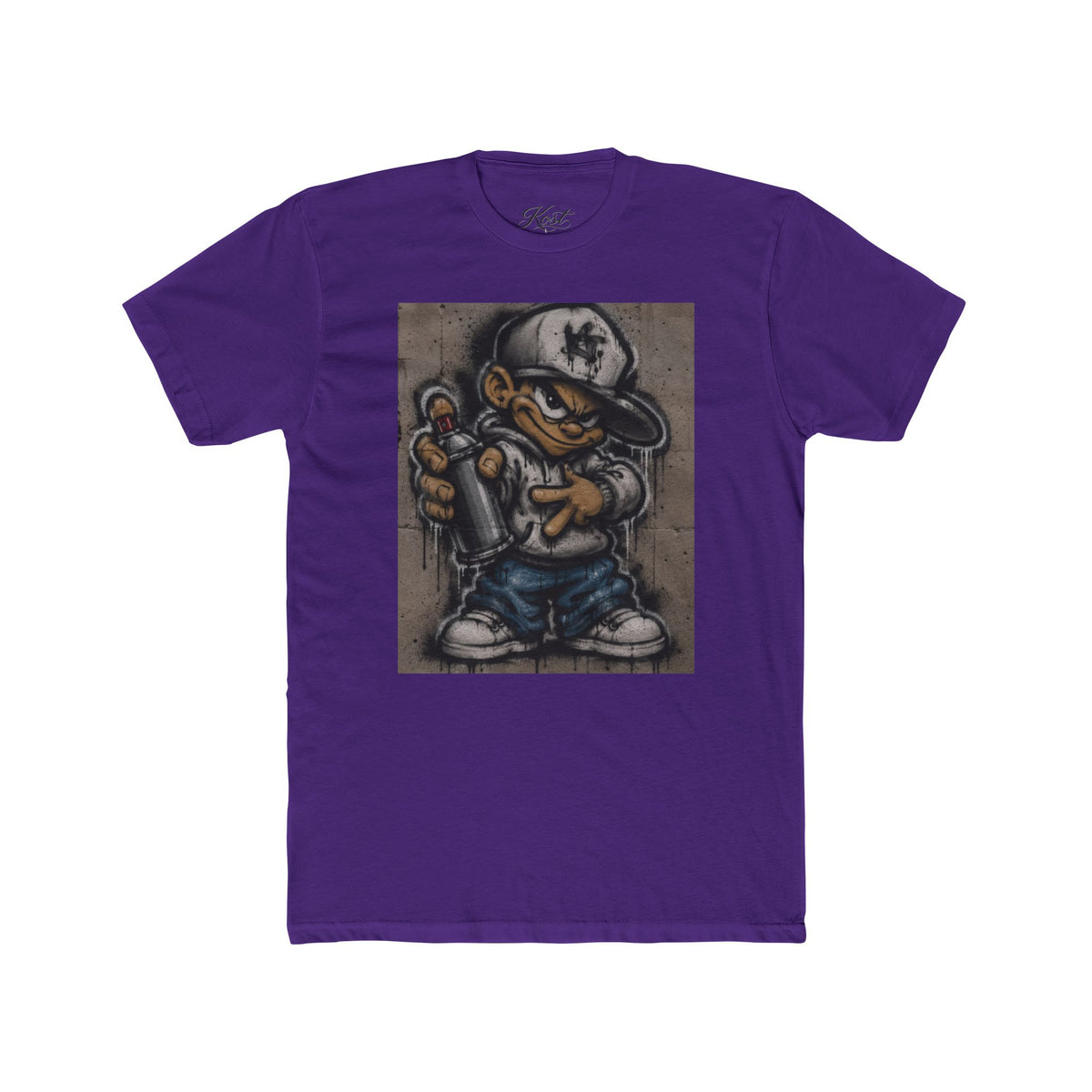 Graffiti Kid Tee — Urban Street Art Cartoon T-Shirt