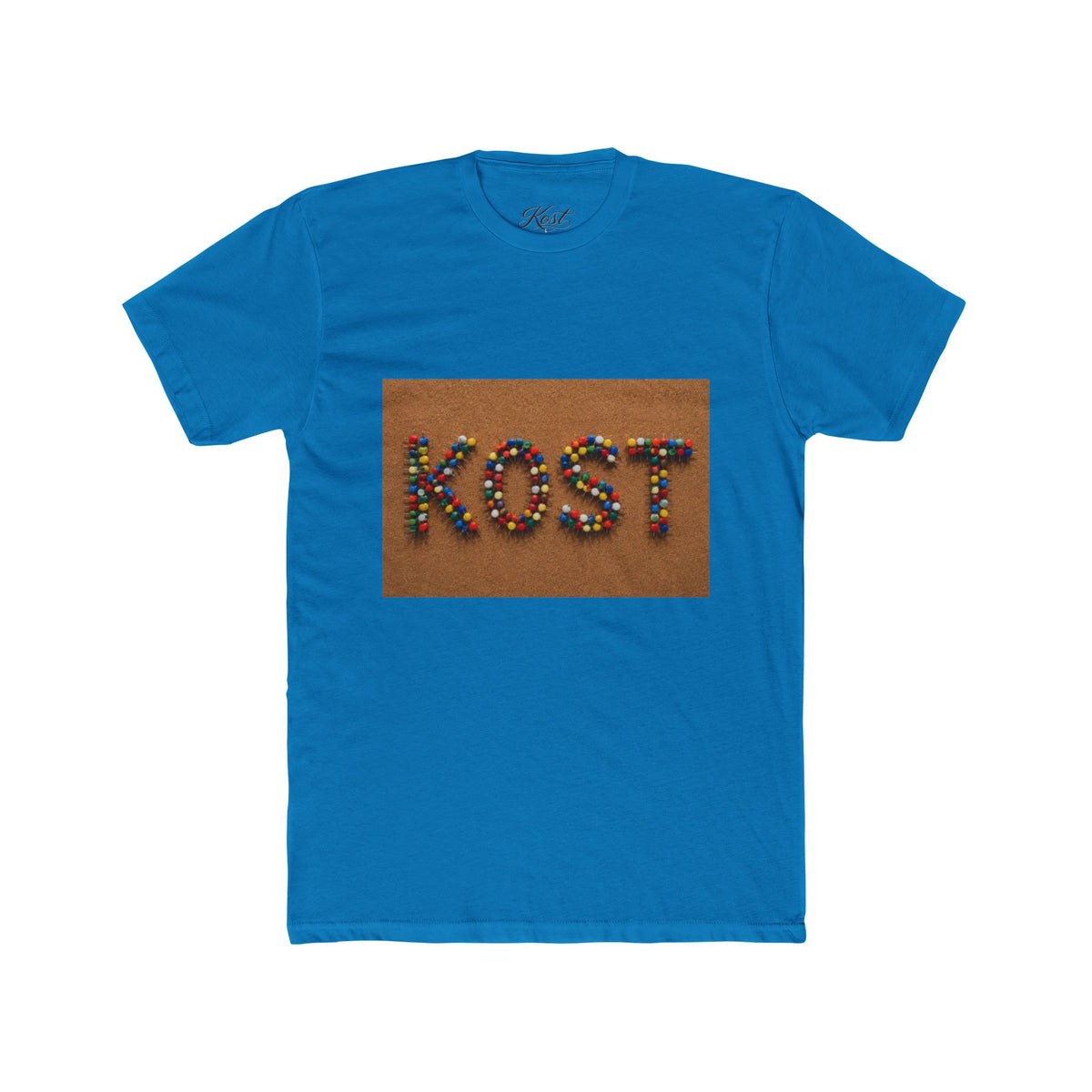 KOST Colorful Beaded Letter Graphic T-Shirt