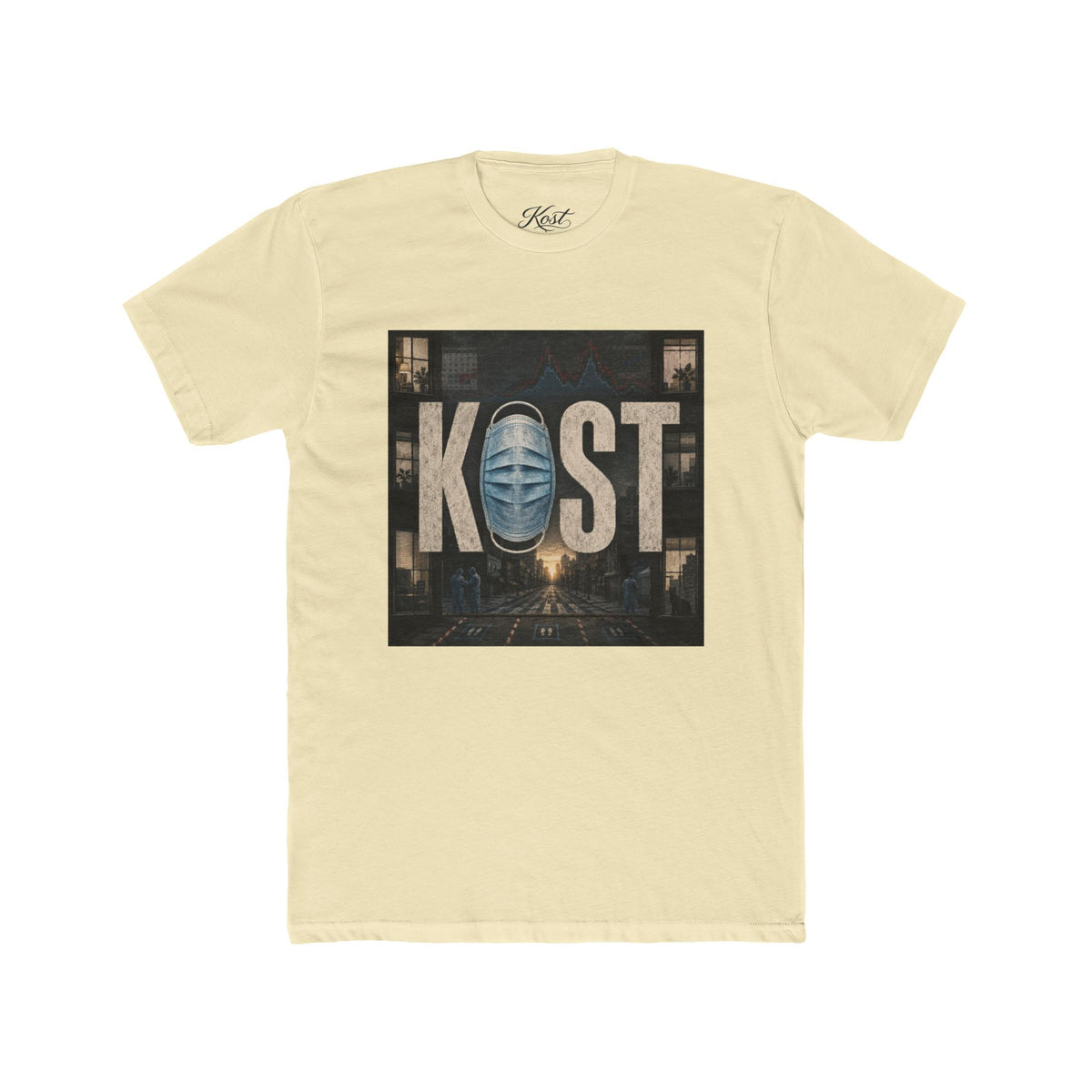 KOST Vintage Microphone Tee — Retro Radio Broadcast Graphic T-Shirt