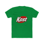 Kost Logo Tee — Retro Red Oval Graphic Cotton T‑Shirt