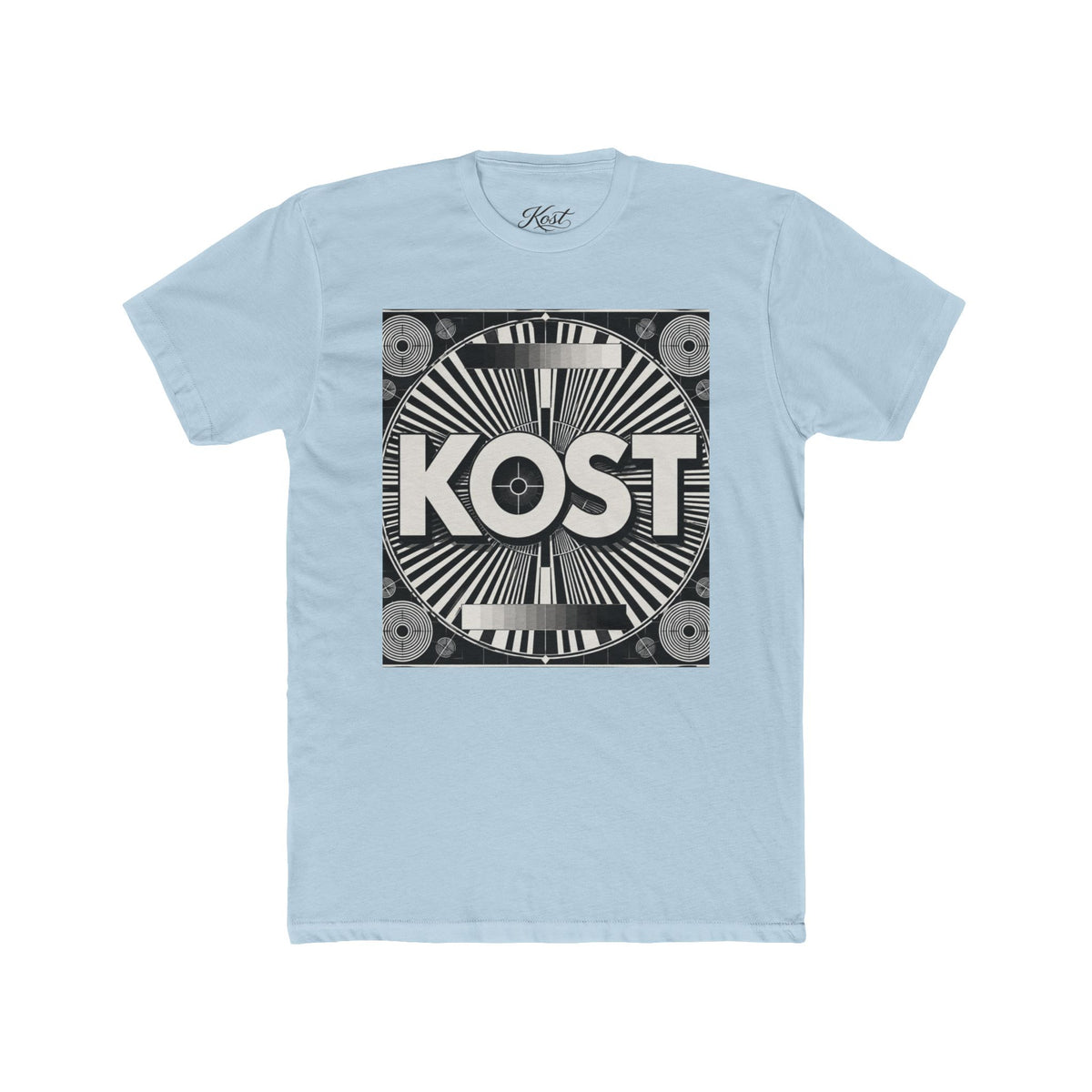 KOST Retro Test Pattern Tee — Vintage TV Signal Graphic T-Shirt