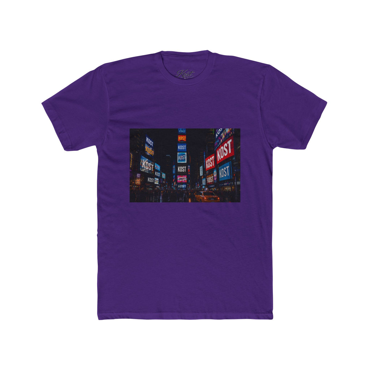 Neon City Lights T‑Shirt — Nighttime Urban Photo Tee