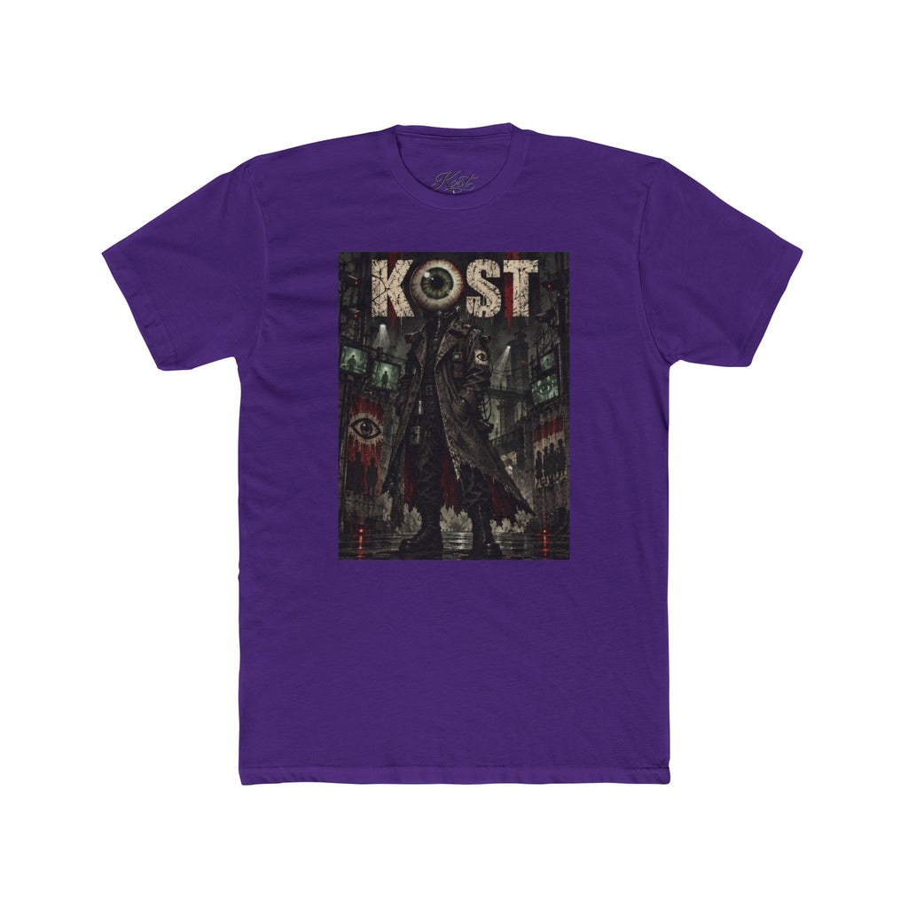 KOST Gothic Black Art Tee — Dark Vintage Band-Style Graphic T-Shirt